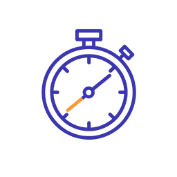 Acceleration icon - stopwatch
