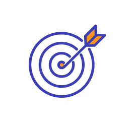 Clarity icon - target with arrow