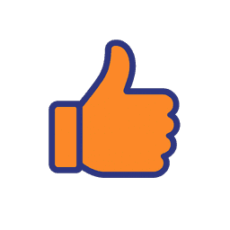 Confidence icon - thumbs up